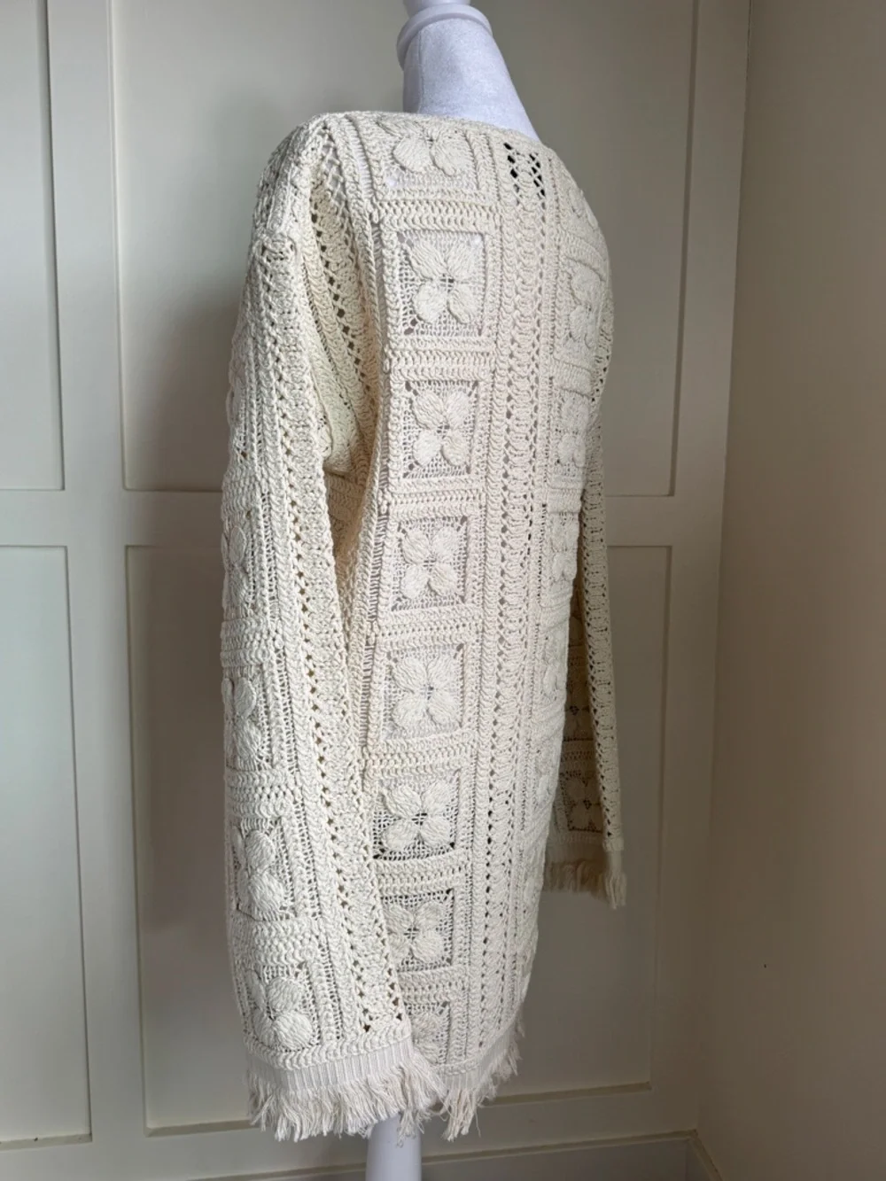 H&M Edition Cream Crochet Tank Top - Picture 6 of 10